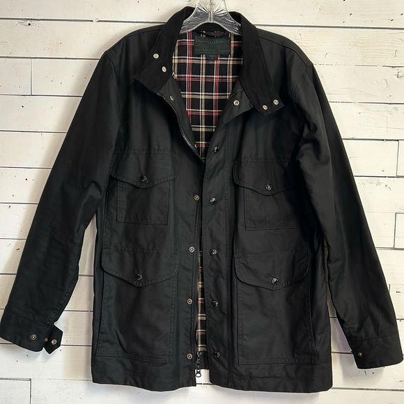 Filson Other - SOLD on EBay-Filson Shelter Cloth Woodland Jacket Black Plaid Lining Made in USA